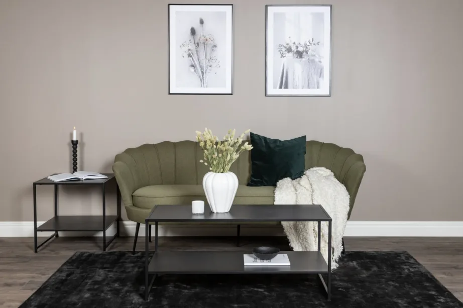 Calais kolmekohaline roheline diivan (polüester, mustad metalljalad), 15356-664 – 5