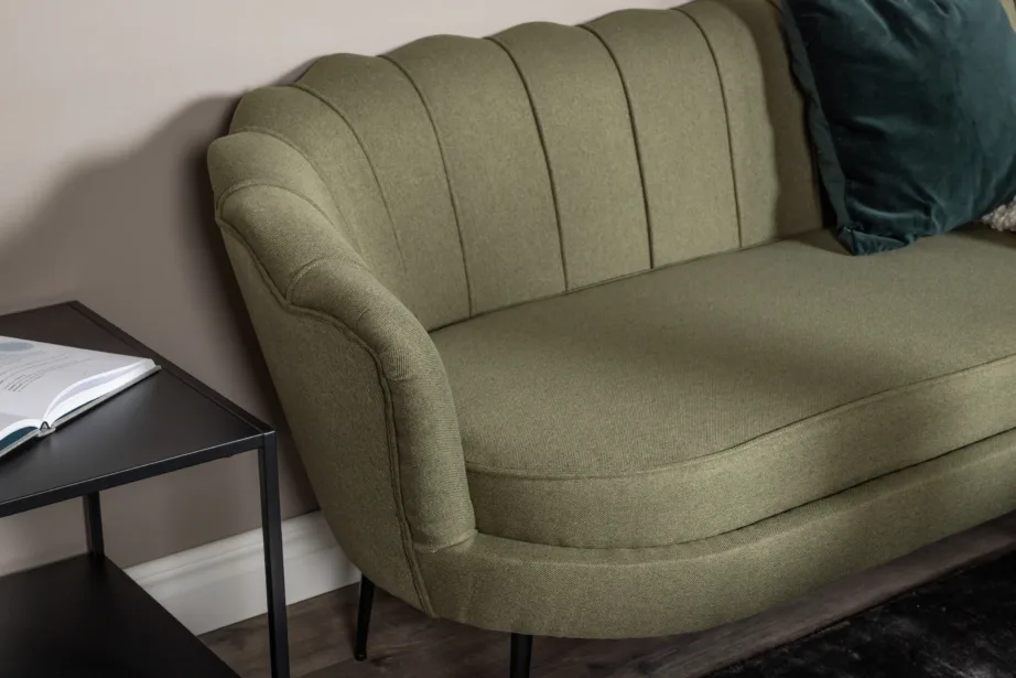 Calais kolmekohaline roheline diivan (polüester, mustad metalljalad), 15356-664 – 8