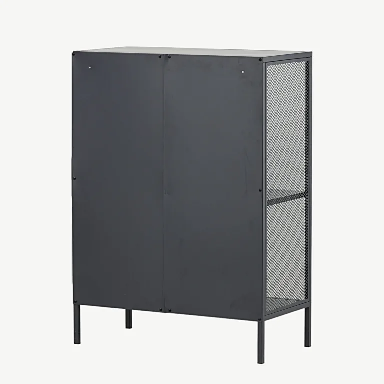 Industriaalstiilis hall terasriiul Misha (80 × 40 × 110 cm) - 15357-205