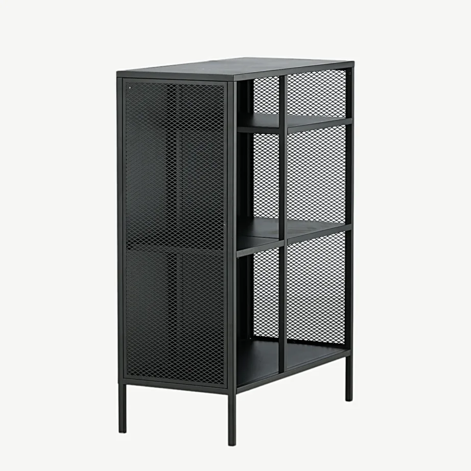 Must metallriiul Misha, kolme tasapinnaga, pulbervärvitud terasest, 15357-208 – 3