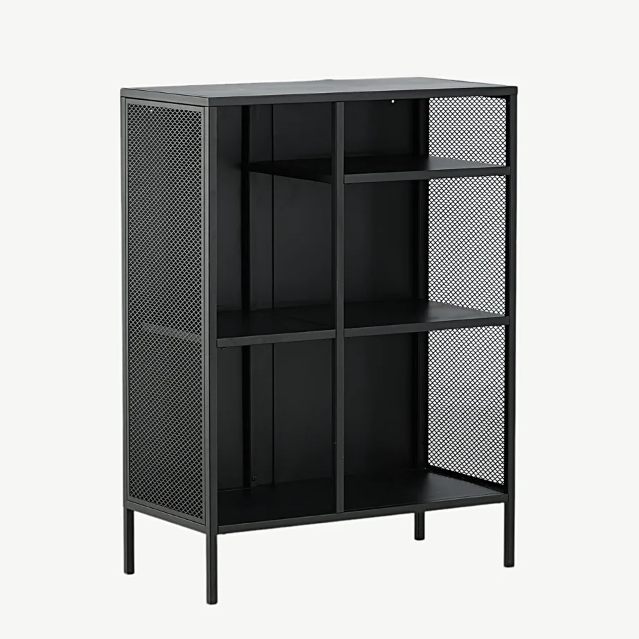 Must metallriiul Misha, kolme tasapinnaga, pulbervärvitud terasest, 15357-208 – 4