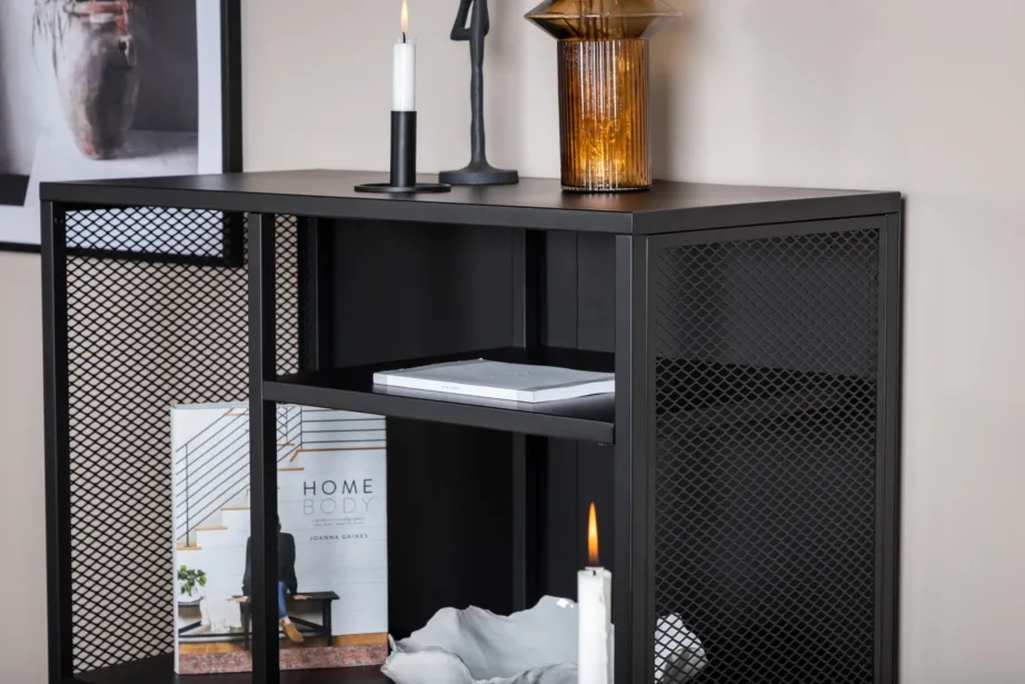 Must metallriiul Misha, kolme tasapinnaga, pulbervärvitud terasest, 15357-208 – 10