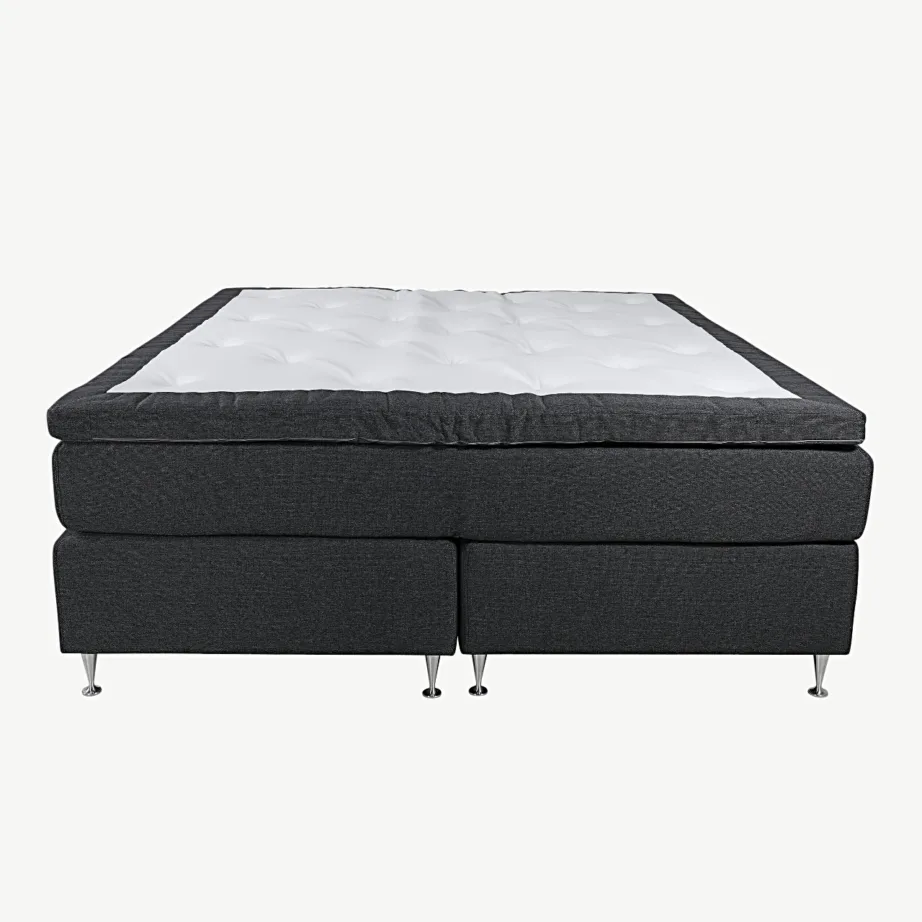 Kontinentaalvoodi Älvdaleni 180×200 cm tumehallis polüesterkattega, 15418-602 – 2