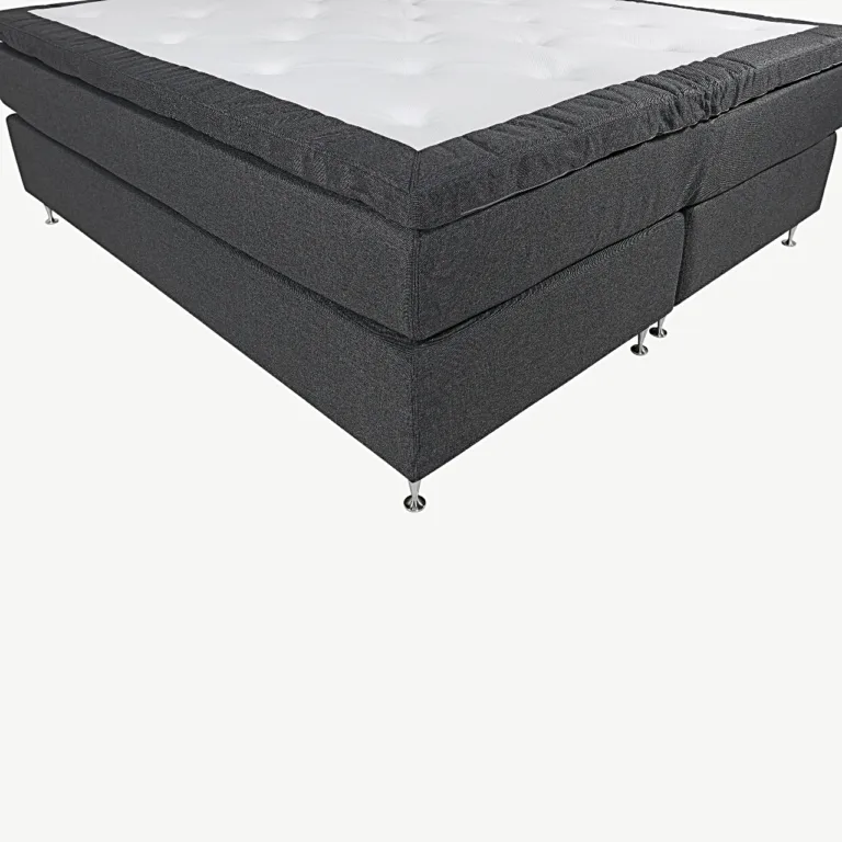 Kontinentaalvoodi Älvdaleni 180x200 cm tumehallis polüesterkattega - 15418-602