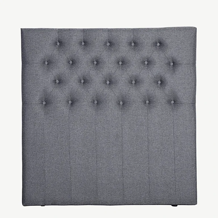 Tumehalli kangaga tepitud voodipeats Furudal, 120 cm - 15432-602
