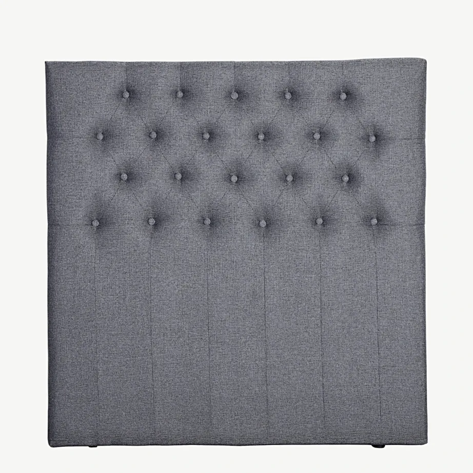 Tumehalli kangaga tepitud voodipeats Furudal, 120 cm, 15432-602
