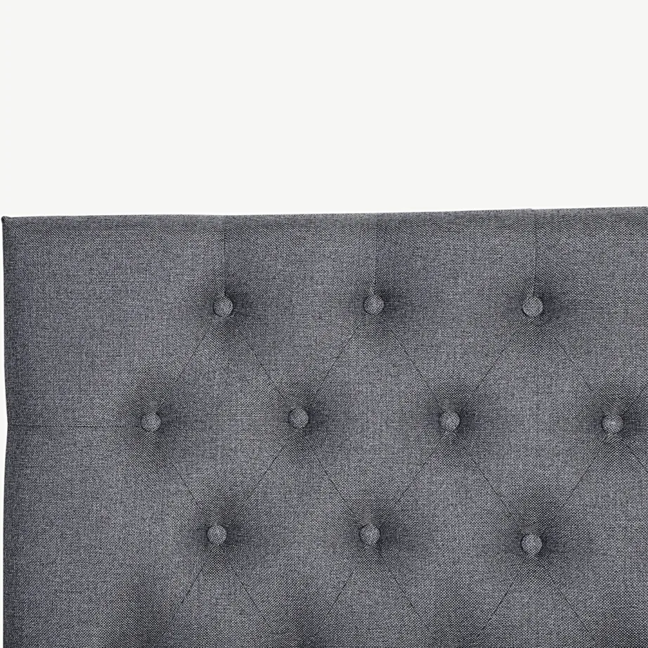 Tumehalli kangaga tepitud voodipeats Furudal, 120 cm, 15432-602 – 2