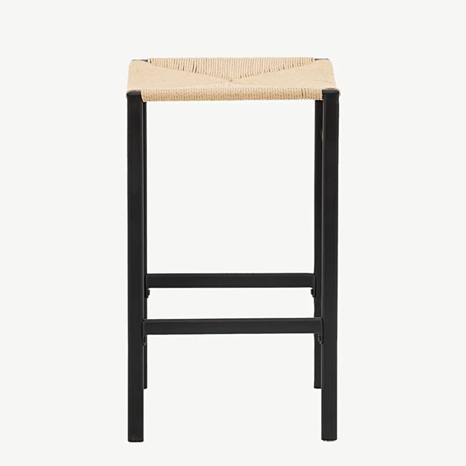 Polly must rotangist baaritool terasraamiga, 15458-520 – 2