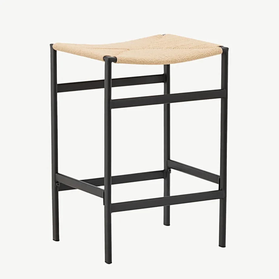 Polly must rotangist baaritool terasraamiga, 15458-520 – 3