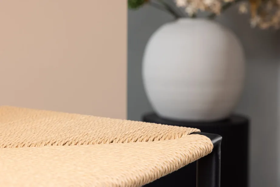 Polly must rotangist baaritool terasraamiga, 15458-520 – 10