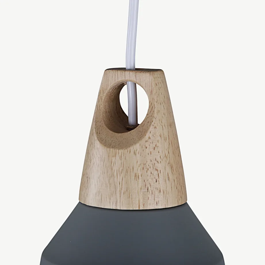 Nao kollektsiooni tumehall terasest rippvalgusti pähklitooni detailiga, 15500-885 – 2