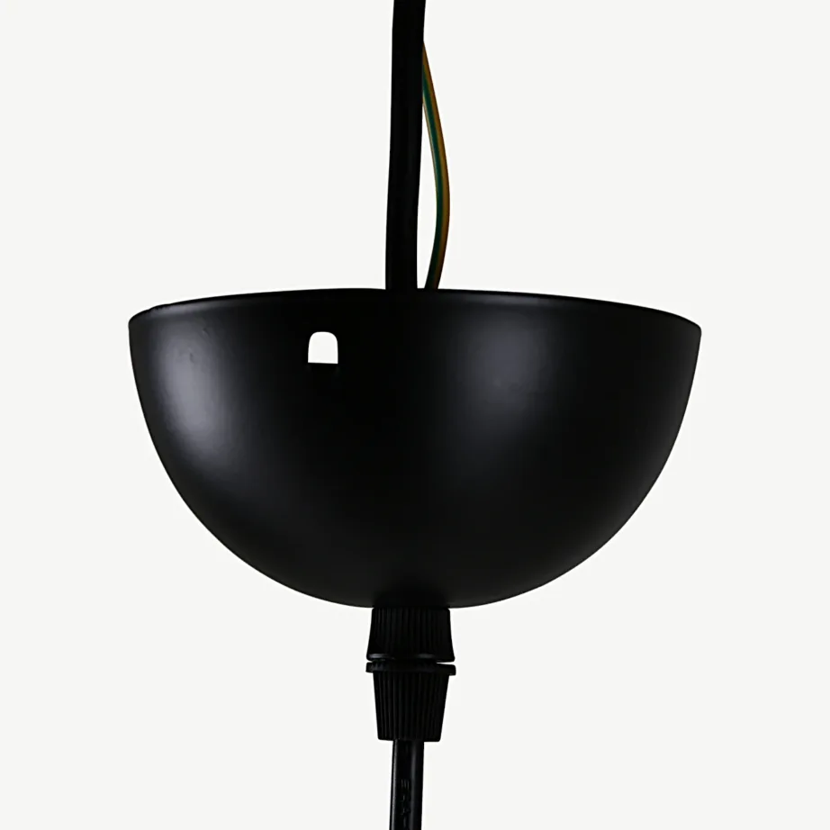 Nao musta puitdetailiga rippvalgusti, ø16 cm, 15500-888 – 4