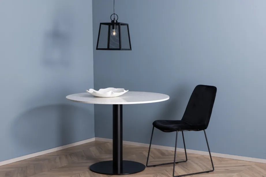 Tööstuslikku stiili mustast terasest rippvalgusti Hage, 28 × 28 × 37,5 cm, 15508-888 – 3