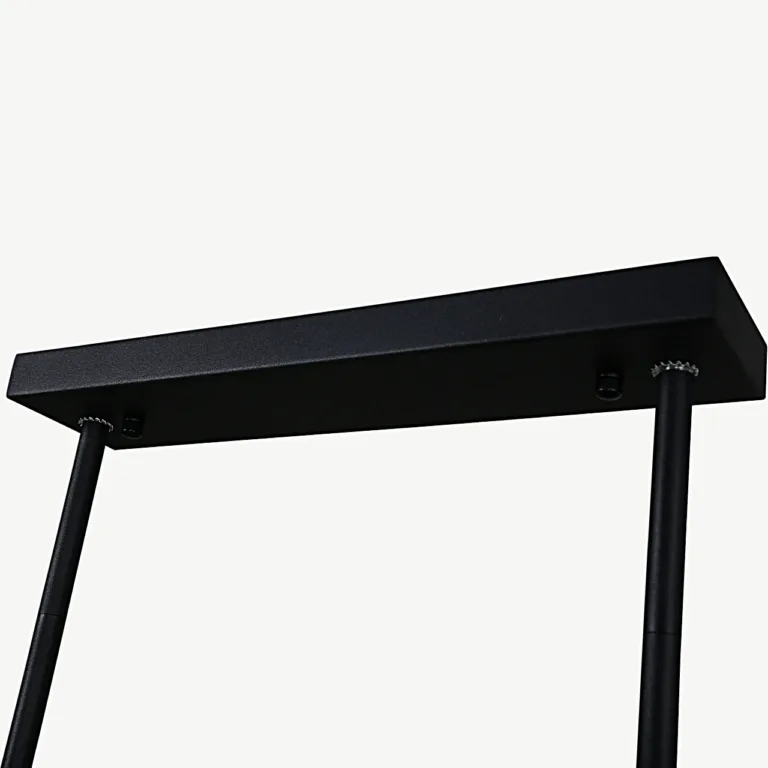 Queen B mustast terasest rippvalgusti, 4 valgusallikaga, L80 cm - 15510-888