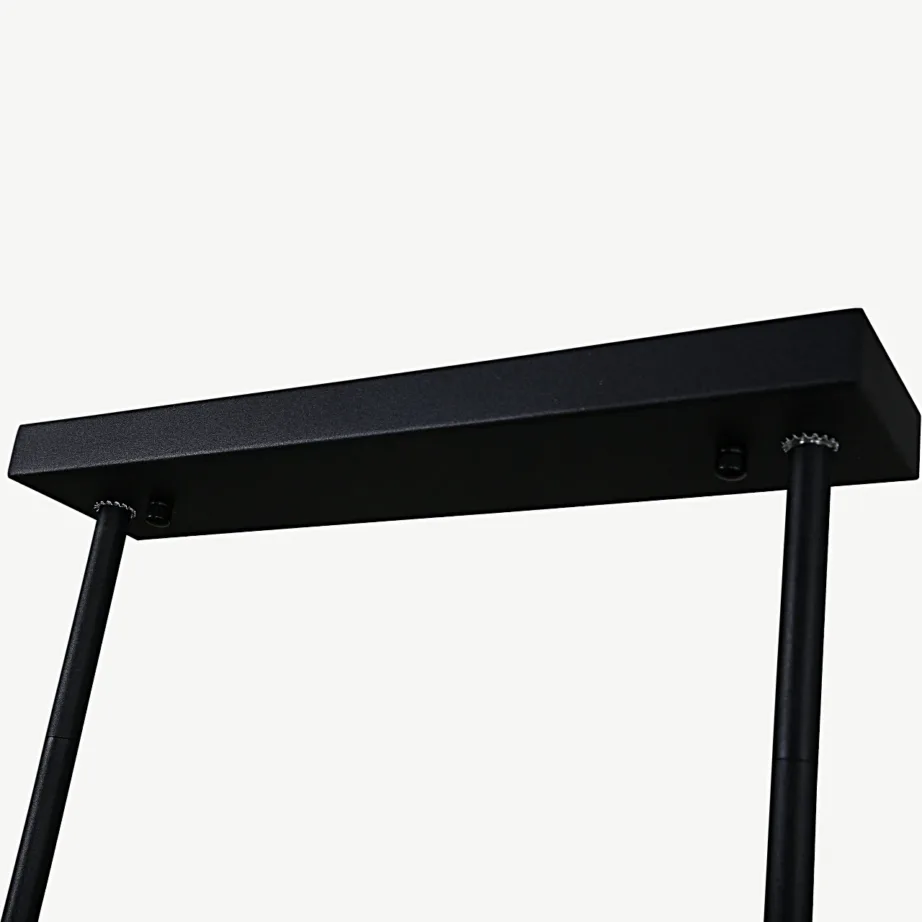 Queen B mustast terasest rippvalgusti, 4 valgusallikaga, L80 cm, 15510-888 – 5