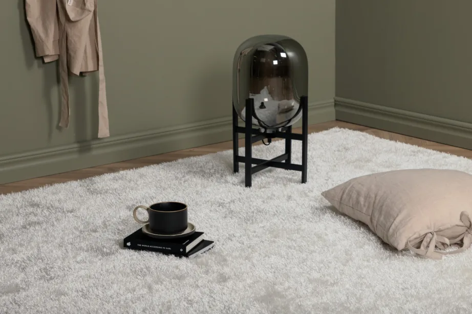 Valge kõrge karvaga vaip Mattis, 200×290 cm (polüester-puuvill), 15511-300 – 3