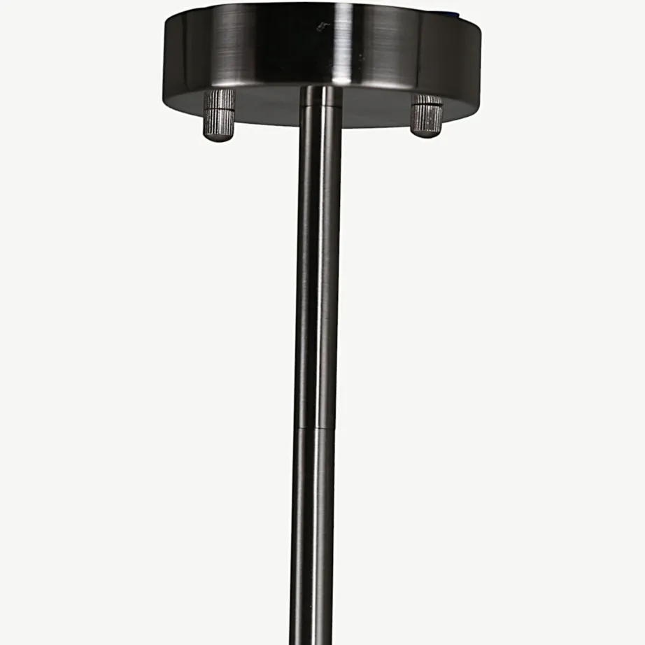 Hõbedase viimistlusega terasest rippvalgusti Aludra klaaskattega, 46 cm, 15511-805 – 6