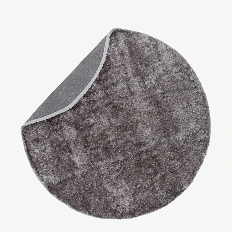 Hall ümmargune vaip Mattis, Ø200 cm (polüester–puuvill) - 15512-341
