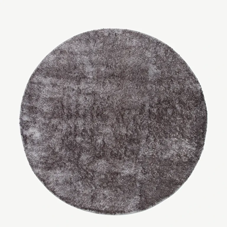 Hall ümmargune vaip Mattis, Ø200 cm (polüester–puuvill) - 15512-341