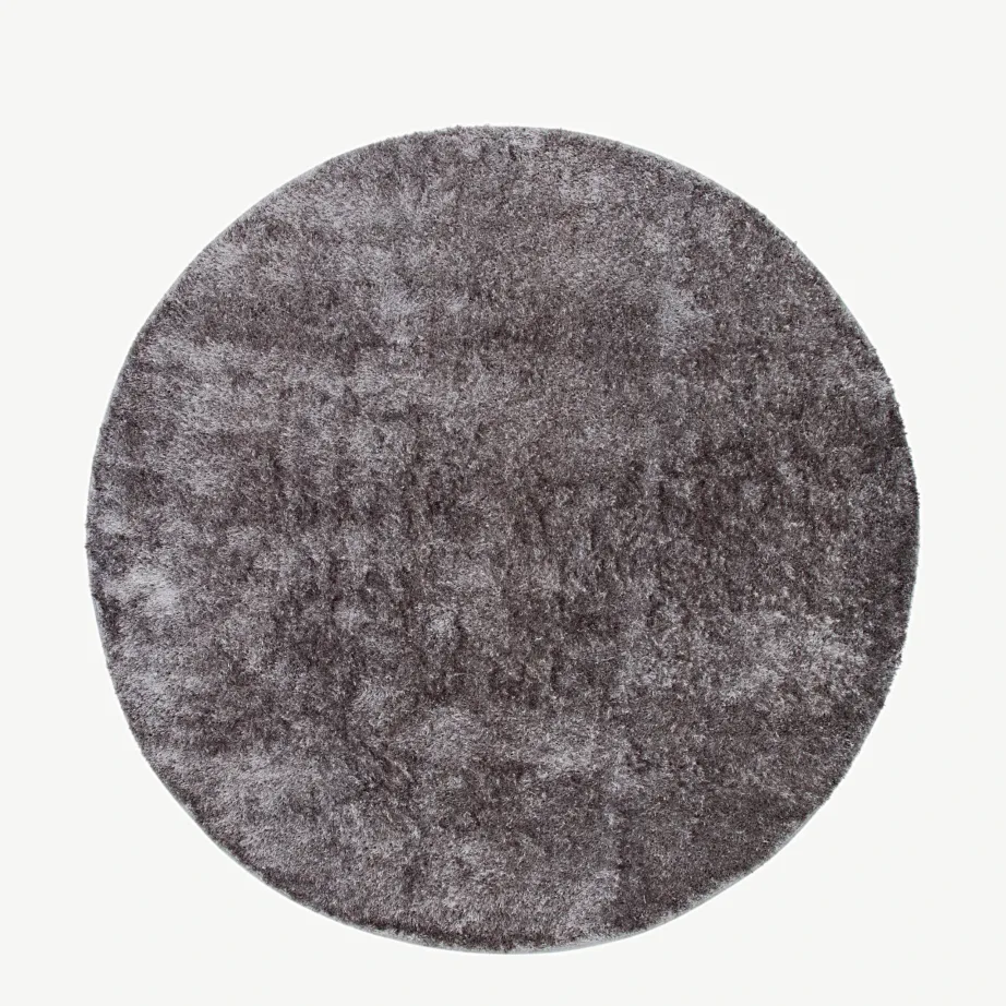 Hall ümmargune vaip Mattis, Ø200 cm (polüester–puuvill), 15512-341 – 2