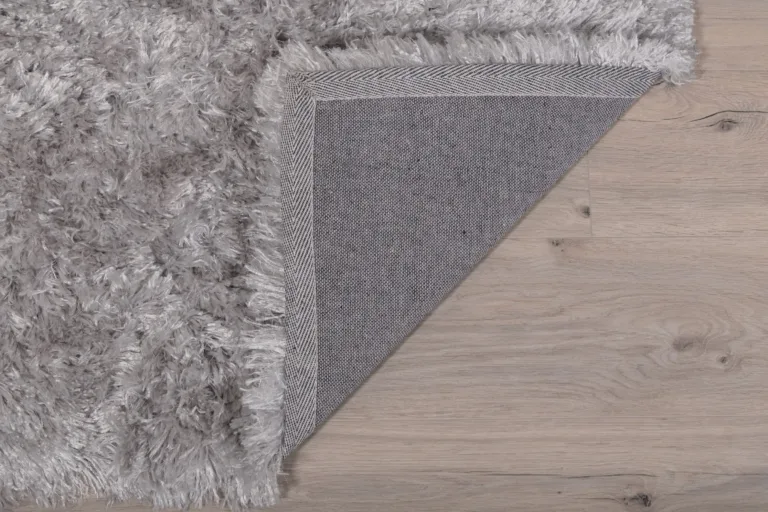 Hõbedase läikega pehme Natta vaip (polüester-puuvill, 160 × 230 cm) - 15513-351