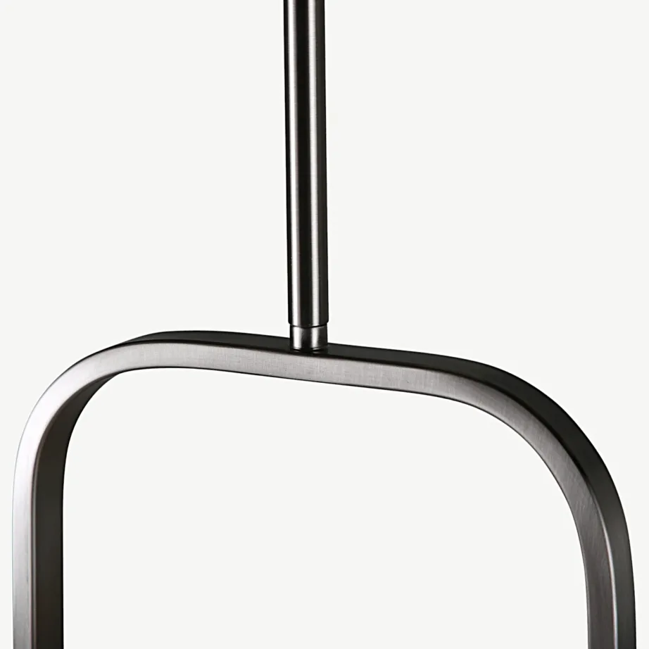 Hõbedane terasest ja klaasist rippvalgusti Aludra, 34 cm, 15513-805 – 3