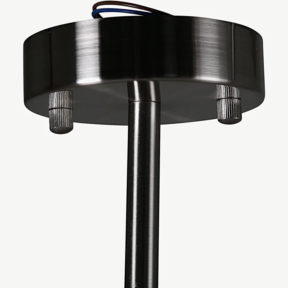 Hõbedane terasest ja klaasist rippvalgusti Aludra, 34 cm, 15513-805 – 4