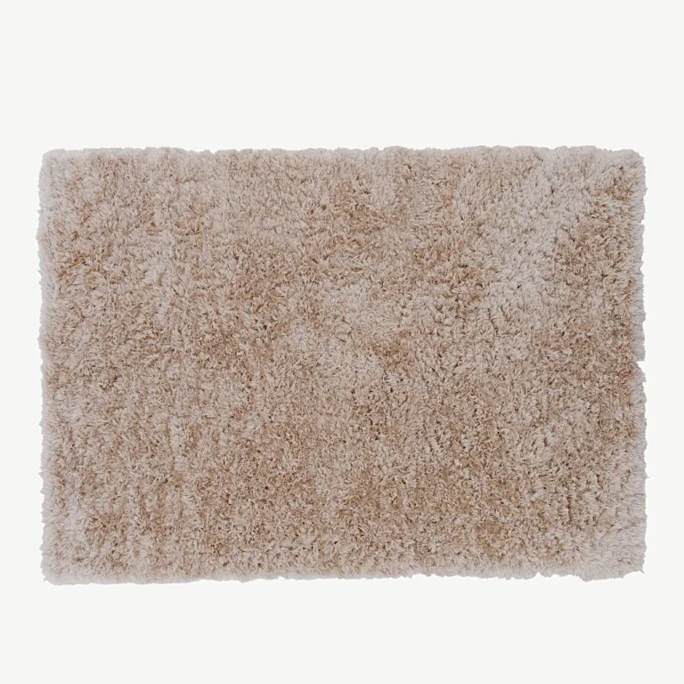 Beež kõrge karvaga vaip Natta 200x290 cm (polüester-puuvill) - 15514-350