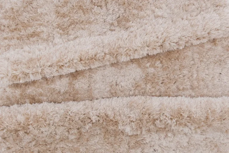 Beež kõrge karvaga vaip Natta 200x290 cm (polüester-puuvill) - 15514-350