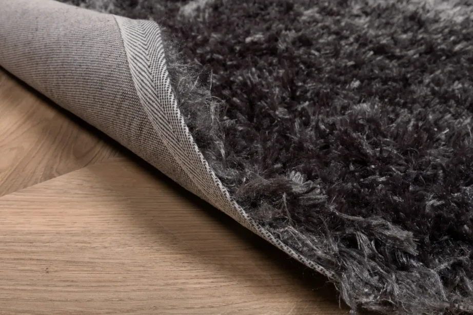 Natta ümmargune tumehall polüestervaip, ø200 cm, 15515-355 – 5