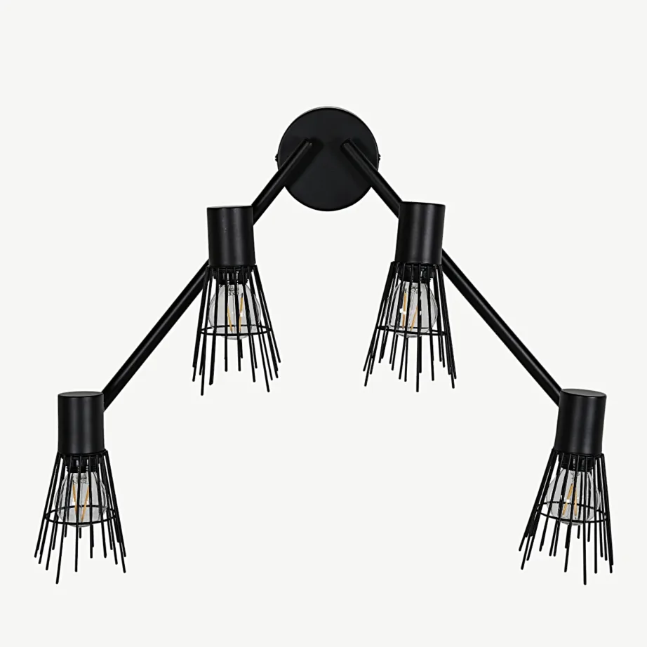 Neljaharuline must reguleeritav terasest seinavalgusti Pico, 15519-888 – 2