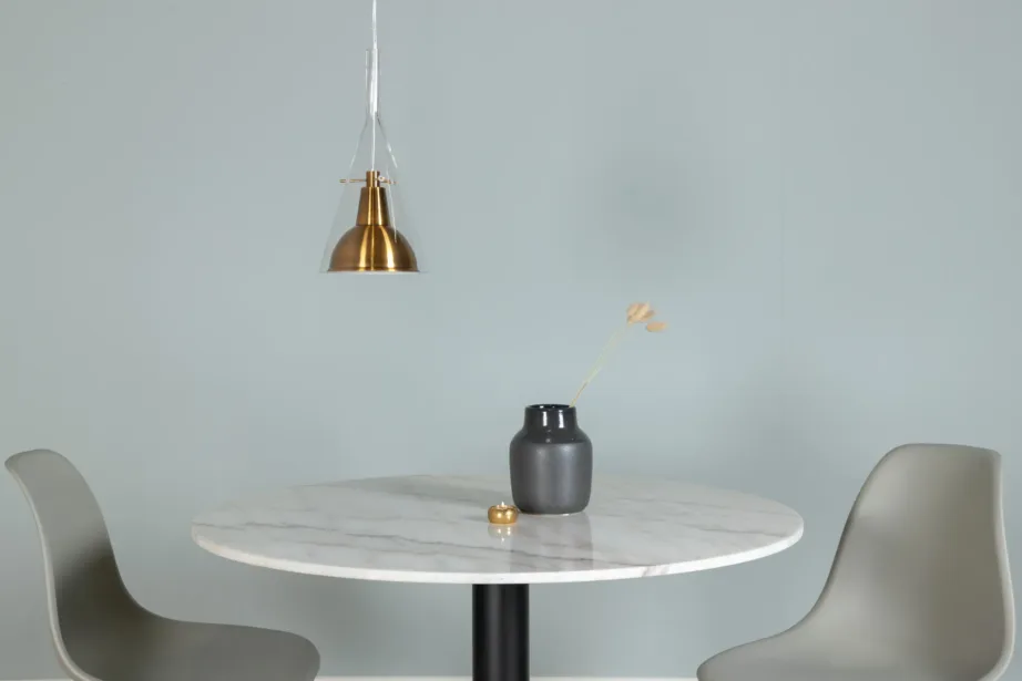 Klaasist rippvalgusti Sirius kuldse alumiiniumkupliga, ø 25 cm, 15537-708 – 3