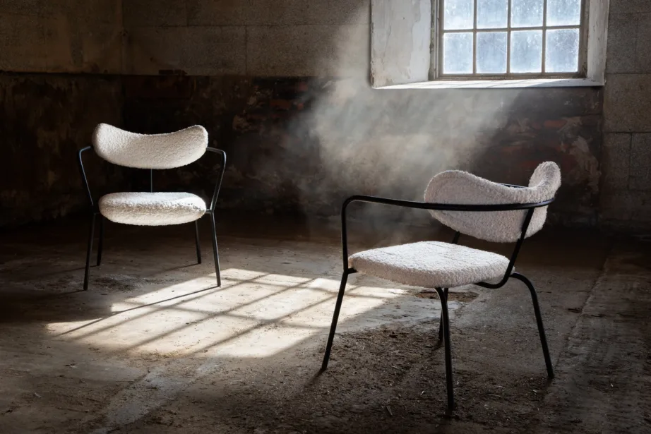 Duffy murdvalge buklee-kangaga tugitool musta metallraamiga, 15546-440 – 8