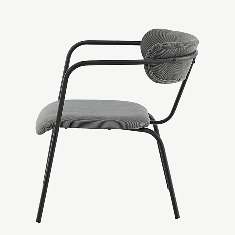 Hall velvetkordkangaga metallraamiga tugitool Duffy, 15546-955 – 7