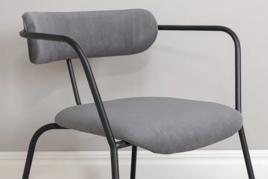 Hall velvetkordkangaga metallraamiga tugitool Duffy, 15546-955 – 11