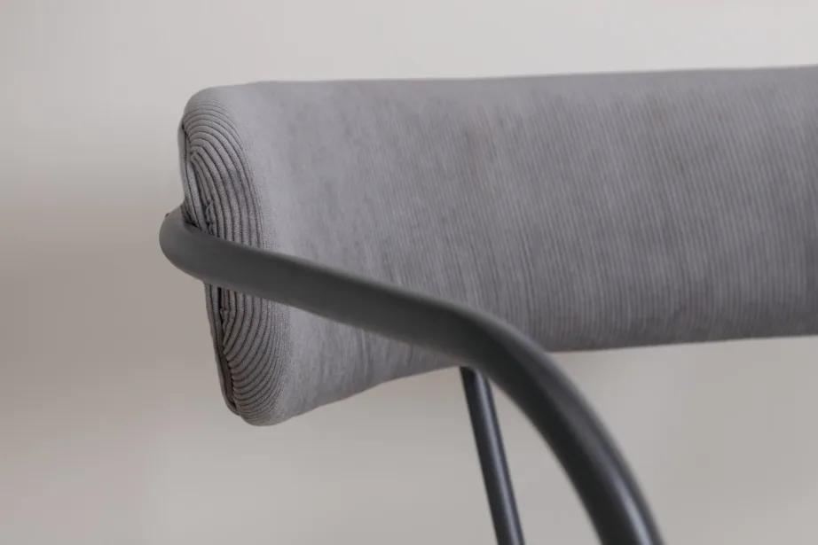 Hall velvetkordkangaga metallraamiga tugitool Duffy, 15546-955 – 12