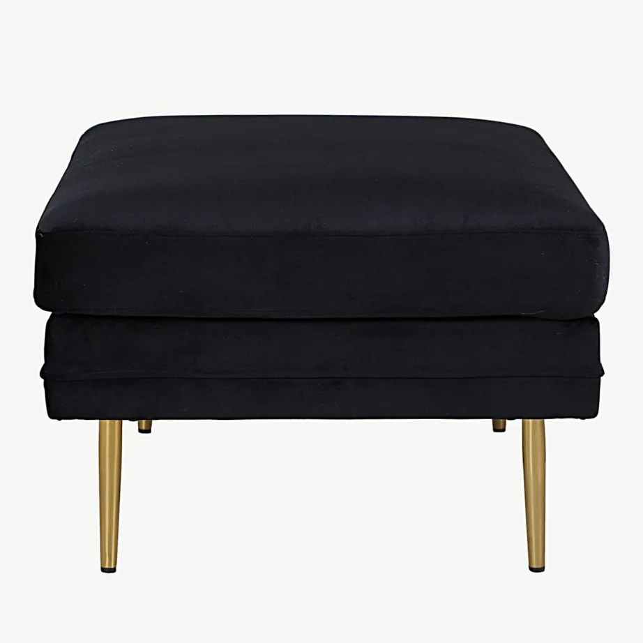 Must sametkattega tumba Boom kuldsete jalgadega, 15550-888 – 3