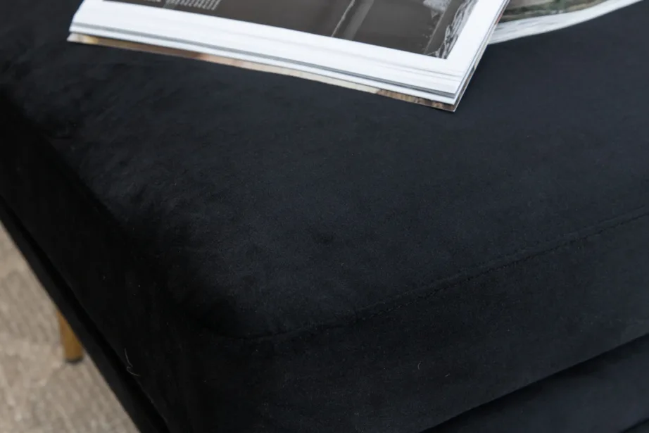 Must sametkattega tumba Boom kuldsete jalgadega, 15550-888 – 11