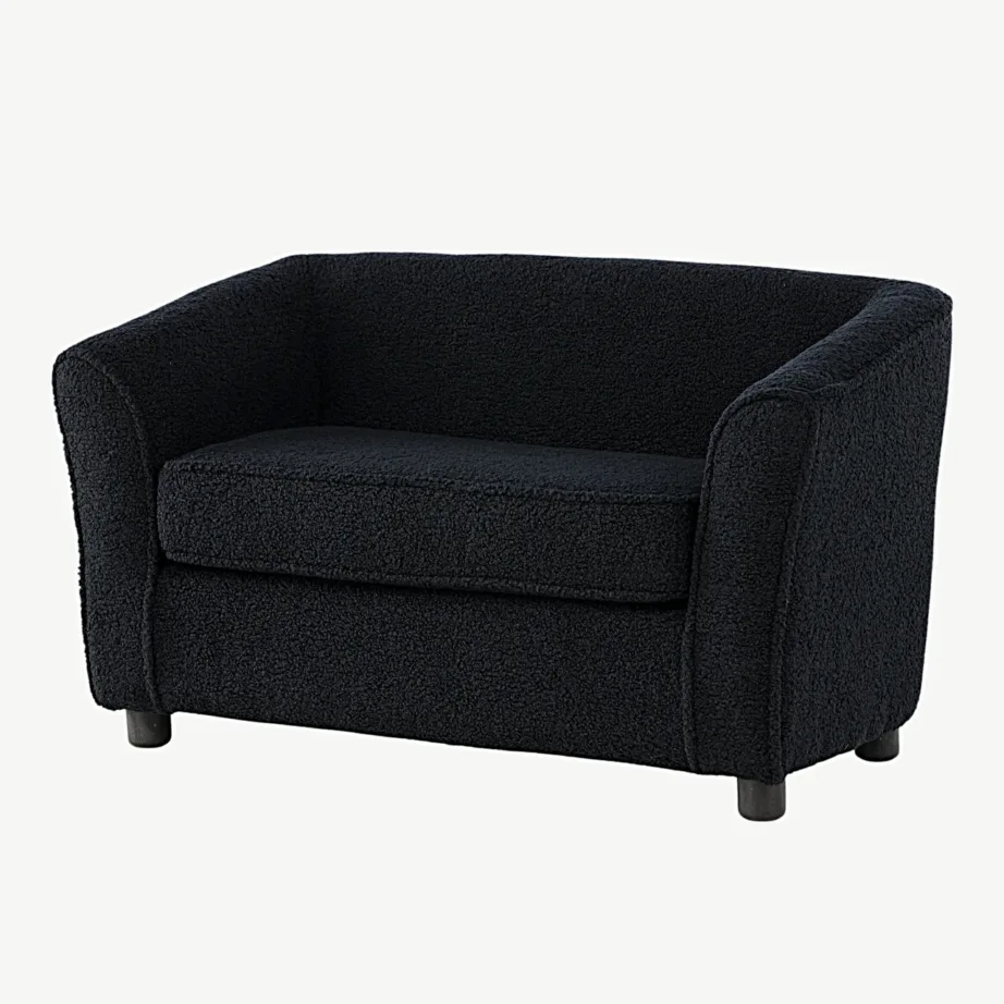 Mustast bukleepolstrist laste tugitool Måna (FSC-sertifikaadiga), 15551-102 – 5