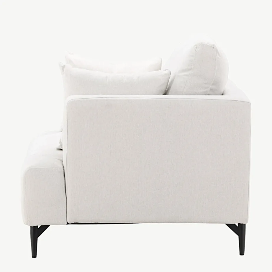 Beež linasegukangaga tugitool mustadel metalljalgadel Sofia sarjast, 15554-165 – 7