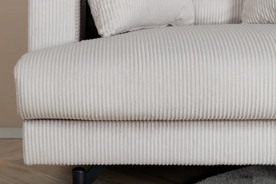 Beežist kordsametist tugitool Sofia mustade terasjalgadega, 15554-995 – 14