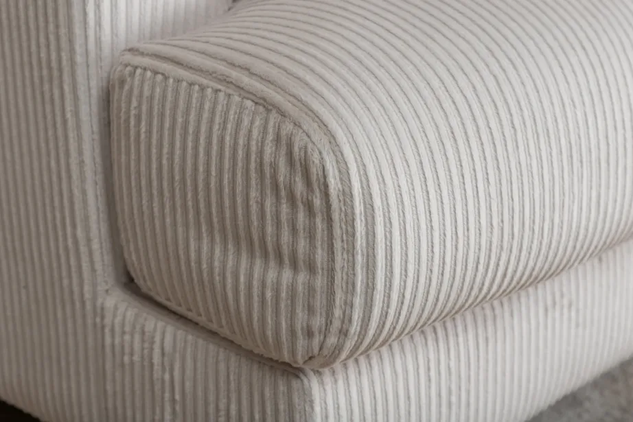 Beežist kordsametist tugitool Sofia mustade terasjalgadega, 15554-995 – 16