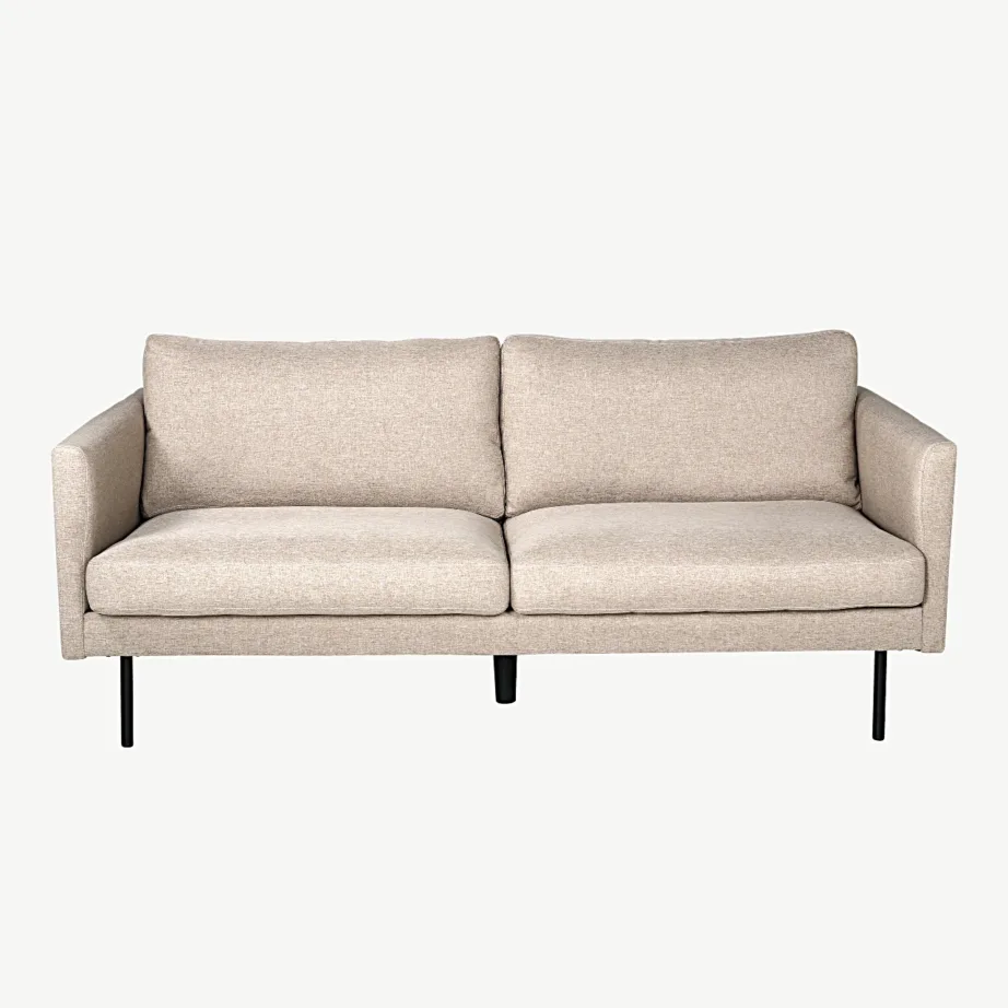 Beež 2-kohaline diivan mustade terasjalgadega Zoom, 15555-657 – 2