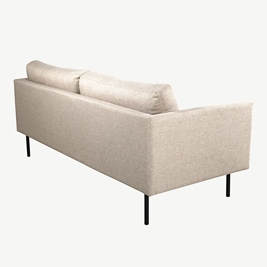 Beež 2-kohaline diivan mustade terasjalgadega Zoom, 15555-657 – 4