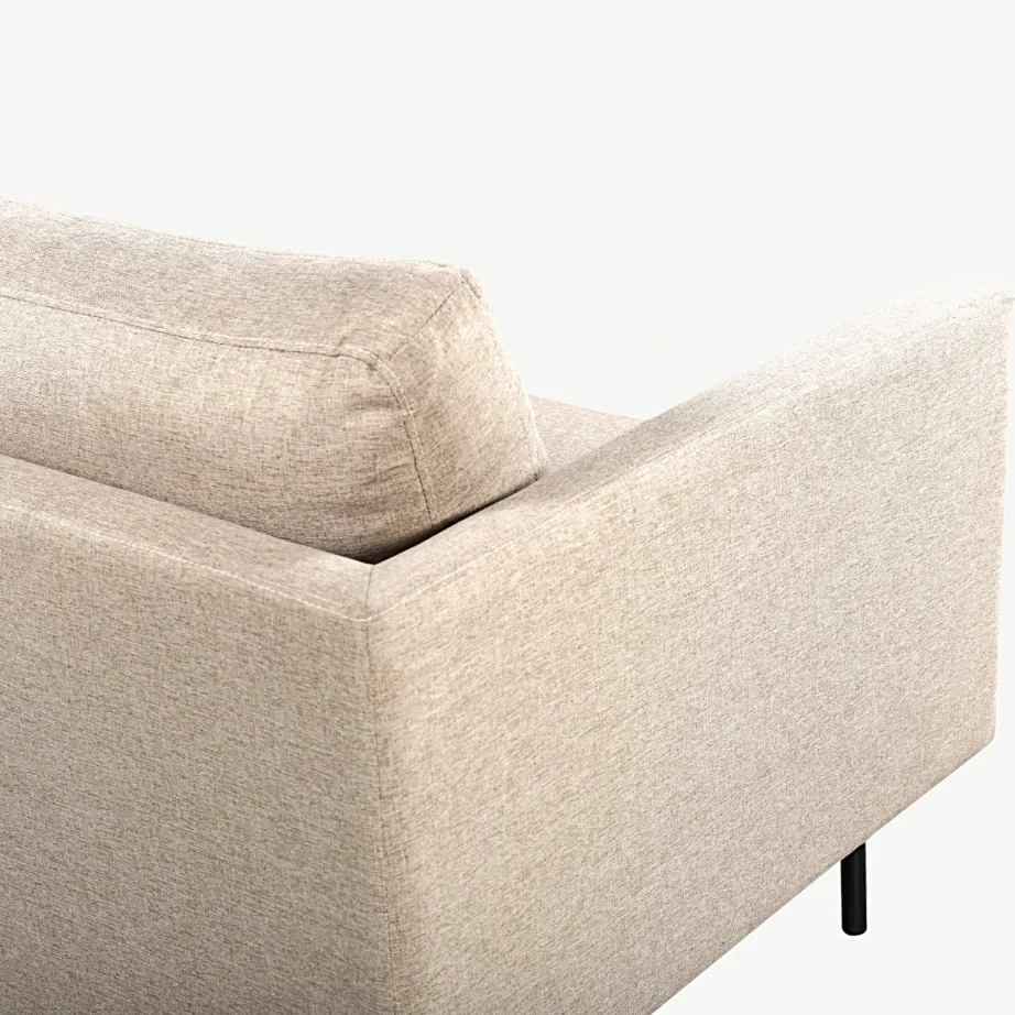 Beež 2-kohaline diivan mustade terasjalgadega Zoom, 15555-657 – 6