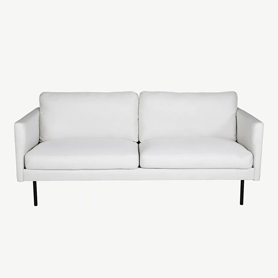 Zoom kaheistmeline diivan, hele polüester, mustad metalljalad, 15555-660 – 2