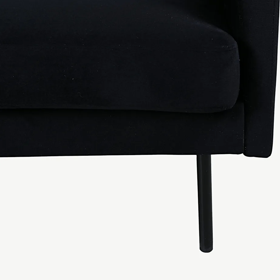 Kahekohaline must sametdiivan Zoom, metalljalgadel, 15555-888 – 6