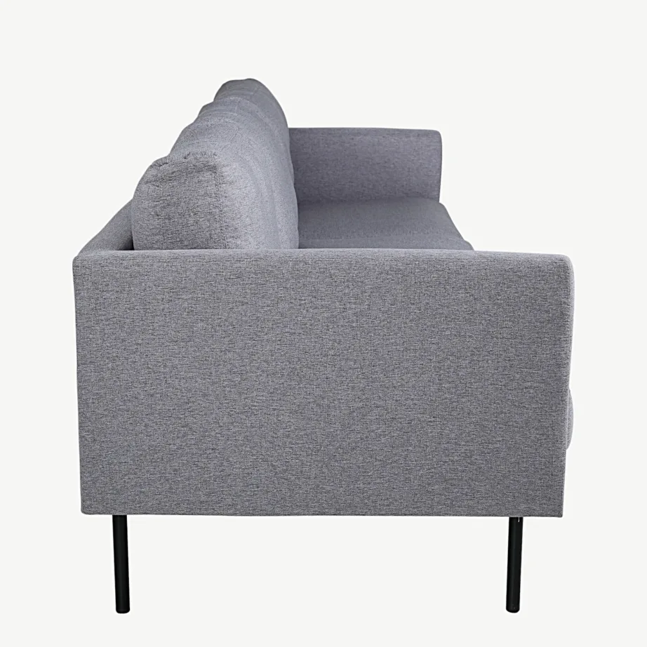 Hall kolmekohaline diivan Zoom mustade metalljalgadega, 15556-655 – 3