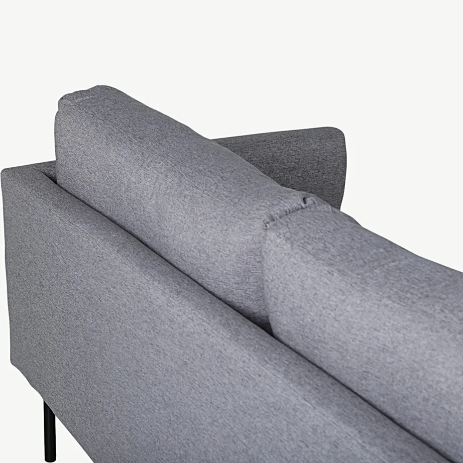 Hall kolmekohaline diivan Zoom mustade metalljalgadega, 15556-655 – 5