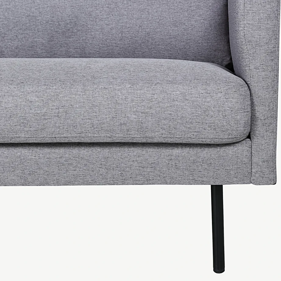 Hall kolmekohaline diivan Zoom mustade metalljalgadega, 15556-655 – 6